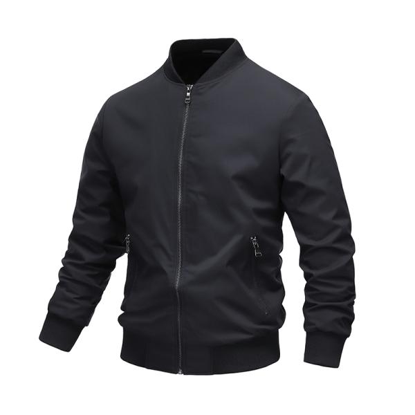 Фабрика OEM Производитель Ветровка с логотипом на заказ Весна Осень Полная верхняя одежда на молнии Повседневное тонкое пальто