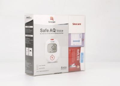 Trace Blood Technology Blood Glucose Meter Kit 20-600mg/dL Test Range Long Lifespan