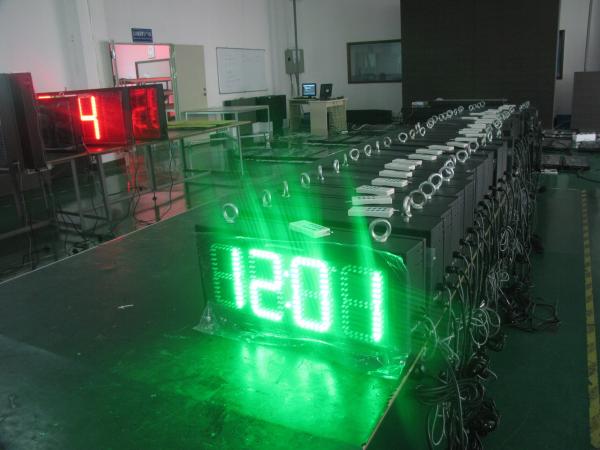 IP65 Waterproof Red LED Panel for Time and Temperature Display Outdoor Applications