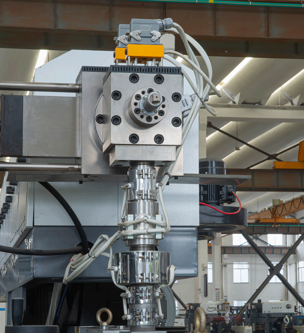 Machine d'extrusion-laminage de papier simple face haute performance