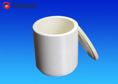 CE / ISO Standard Corundum Grinder Jar , Wear Resistance Ball Mill Tank