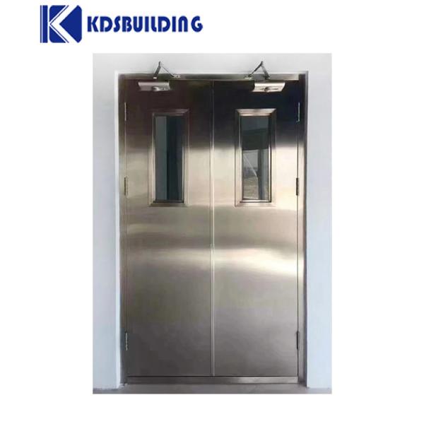 KDSBuilding High Quality Low Price China Supplier Double Glass Single Steel Door Design