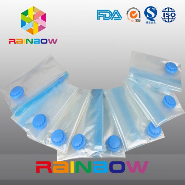 Ясное лоскутное одеяло обжало мешки уплотнения вакуума еды/мешки хранения вакуума Costom пластичные