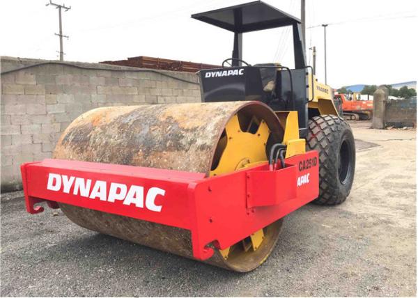 Used Dynapac CA251D Vibratory Smooth Drum Roller With Strong Power And Good Condition