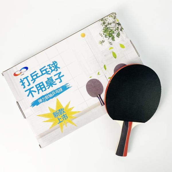 Custom Portable Table Tennis Rackets Black Ping Pong Paddles