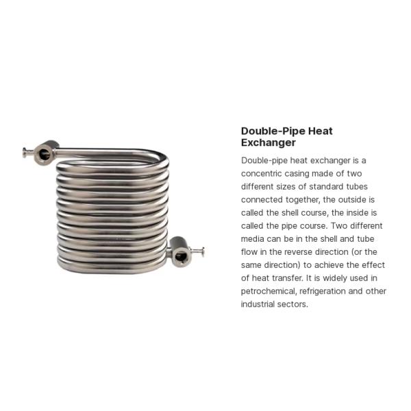 Industrial Manufactory Evaporative Cooler Coil Transfer Machine Tube Condenser Cooper Tube Heat Exchanger