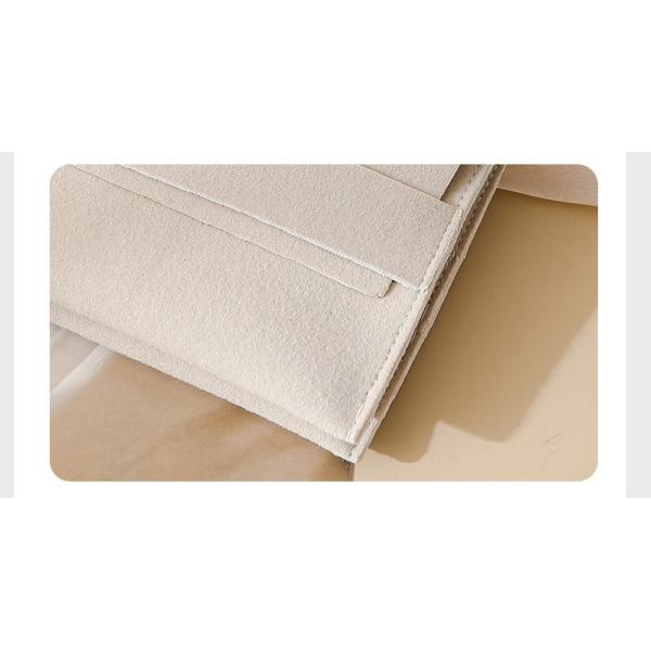 Jewellery Pouch Customized LOGO Apricot Microfiber Velvet Bag Envelope Bag Anti-Oxidation Jewelry Storage Jewelry Bag