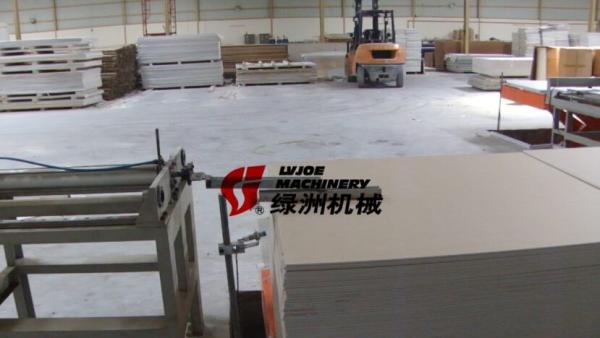 Fully Automatic Pvc Laminated Gypsum Board Lamination Machine For High Speed Lamination Of 5-30 Mm Board