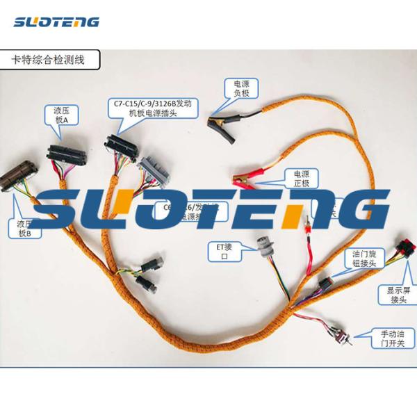 Arnés de prueba completo de Wiring Harness Engine del excavador C6.4 C6.6 C7 C9 C15 3126B