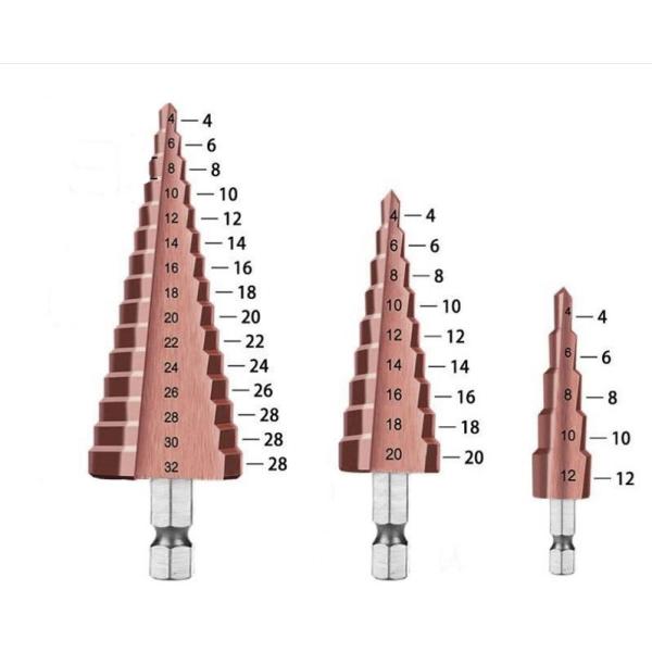 Буровой наконечник извива титана паза GS 4-20mm прямой