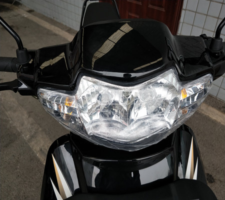 110cc бензиновый велосипед Мотоцикл с корзиной