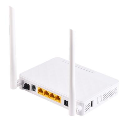 4 Port 1GE 3FE 1TEL Fiber Optic Equipment ONT WIFI EPON ONU