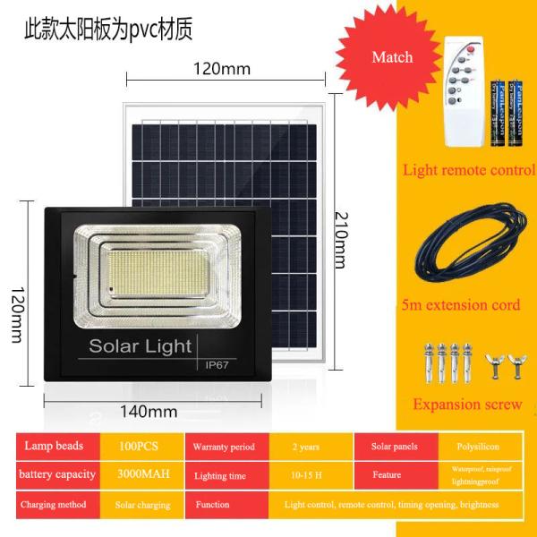 Led parking lot flood Solar Lights Outdoor Lighting Garden IP67 Lights Flood Lights Street Lights