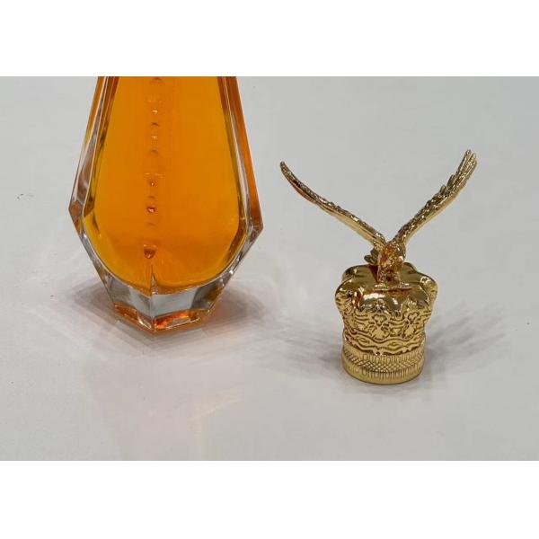 Metal Eagle Shaped Zamak Perfume Caps Zinc Alloy Glass Perfume Bottle Cap