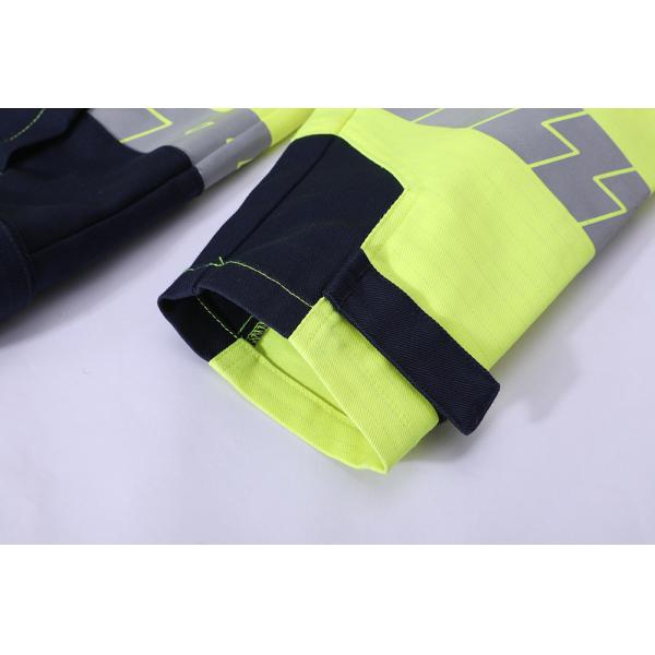 El alto fuego estático anti de la visibilidad impermeabiliza la chaqueta de la seguridad de la protección del arco voltaico para la industria eléctrica