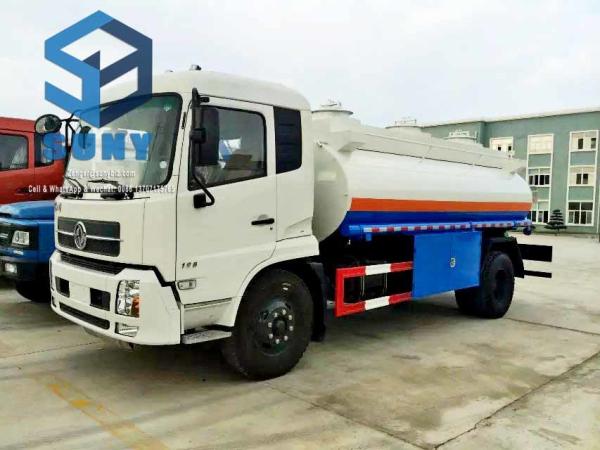 12000 Liters Oil Tank Truck 190 hp DONGFENG 4x2 Carbon Steel Fuel Tanker Vehicle