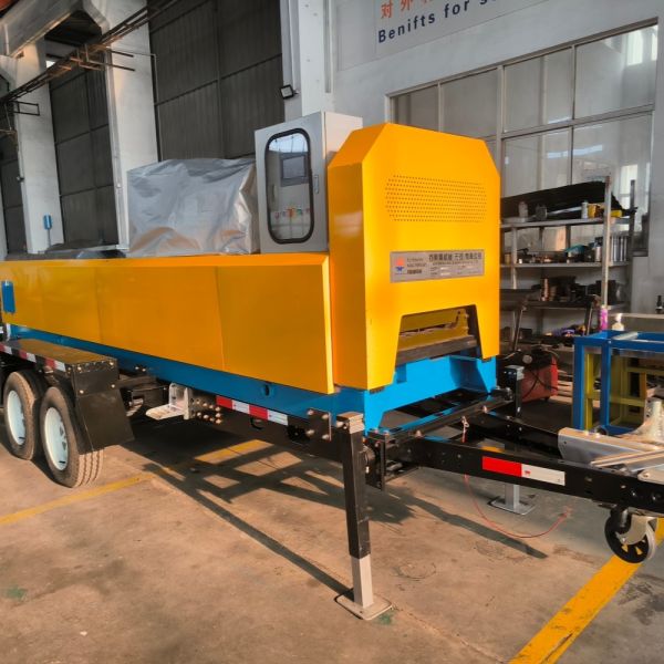 Mobile Transportable KR18 Standing Seam Roll Forming Machine Bemo Type On-Site Metal Roof Sheet