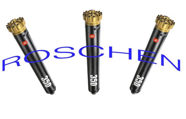 RH550 ferramentas de perfuração RH550R do martelo DTH 3 formações de rocha abrasivas da perfuração de alta velocidade