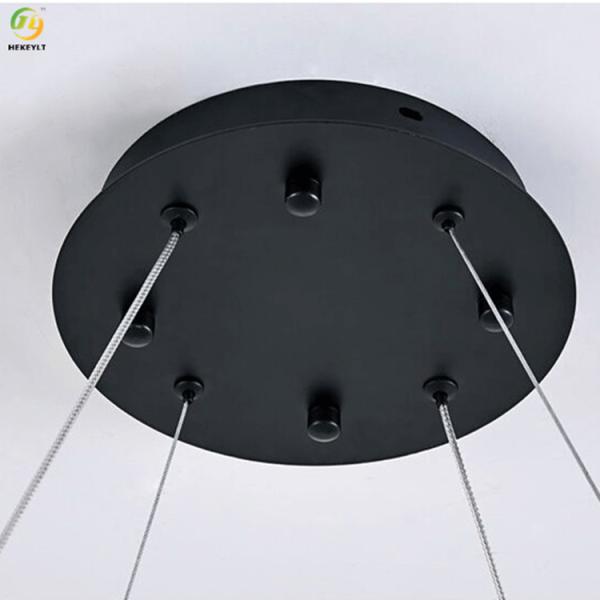 Лампа Кристл комнаты прожития атмосферы круглого света кольца СИД современного роскошная