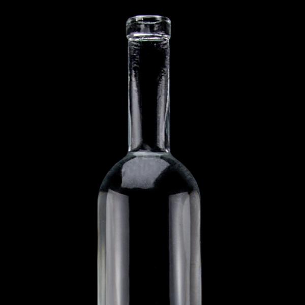 Изумленный дизайн водка ликер стеклянная бутылка 750 мл прозрачная стеклянная бутылка с винтовой крышкой