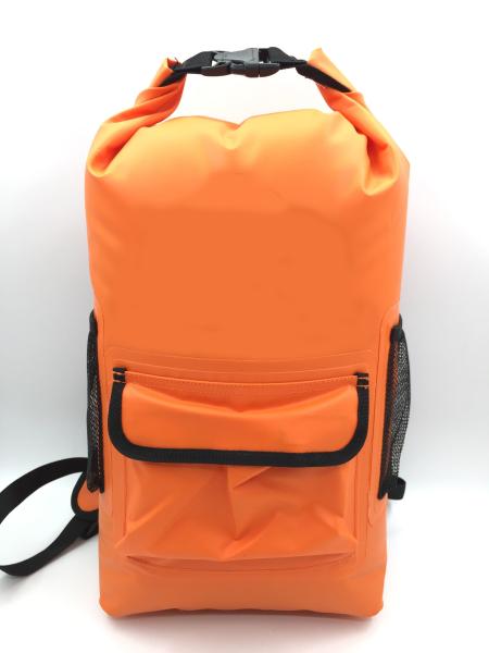 Eco Friendly Lightweight Dry Bag Orange , Waterproof Storage Bags For Boats