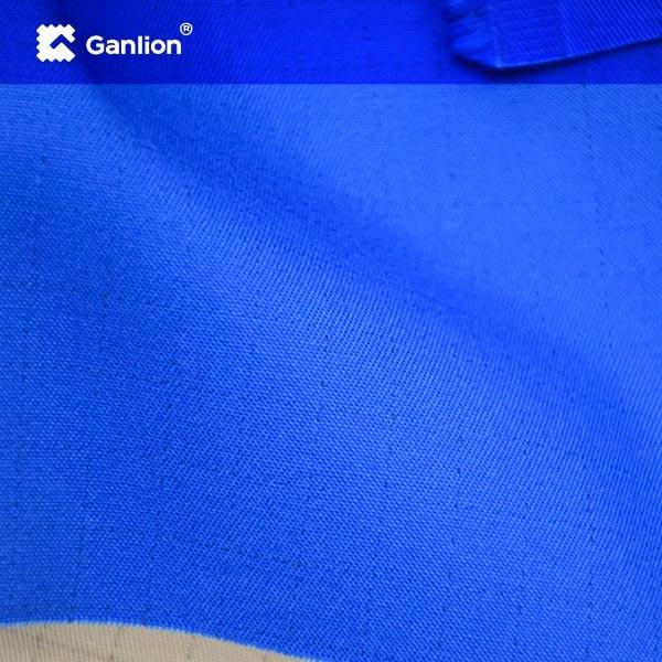 Workwear Bamboo Fiber Recycled Fiber Fabric Antibacterial Antistatic Twill 2/1