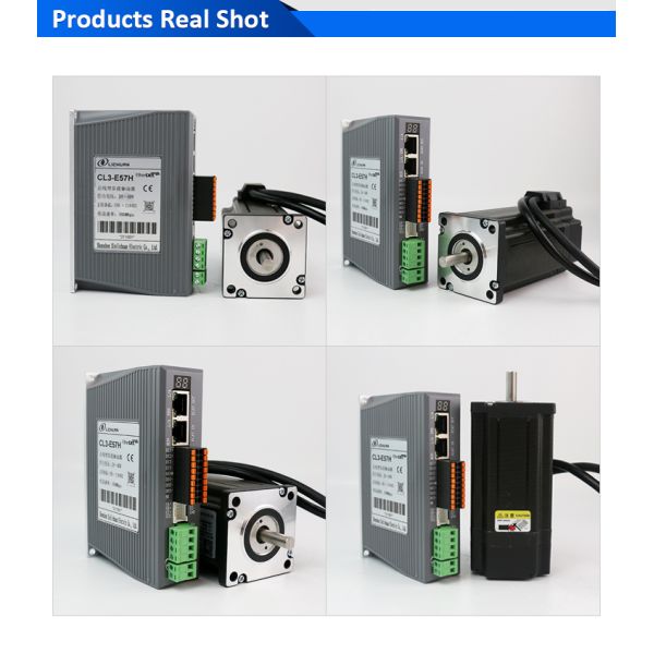 Lichuan DC Closed Loop Stepper Motor Drivers Kit 2.8N.m 2 Phase Nema24 DC24V～48V 4.5A 1000PPR