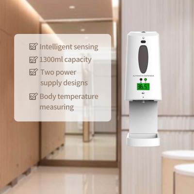 Distribuidores fixados na parede Touchless automático do sabão de líquido do ABS 1300ml