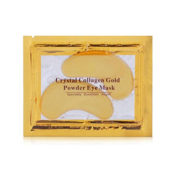 Gold Collagen Eye Patch Gel Mask Pad , Anti Aging Wrinkles Face 24k Gold Eye Mask