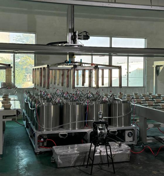 High-Speed Food Safety Tableware Tray Bowl Internal Coating Production Line For Pulp Molding