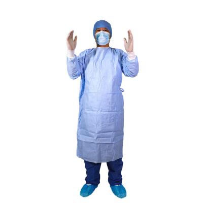 Non Sterile AAMI Level 4 Non Woven Protective Gown BVB 510k 68gsm Surgical Gown