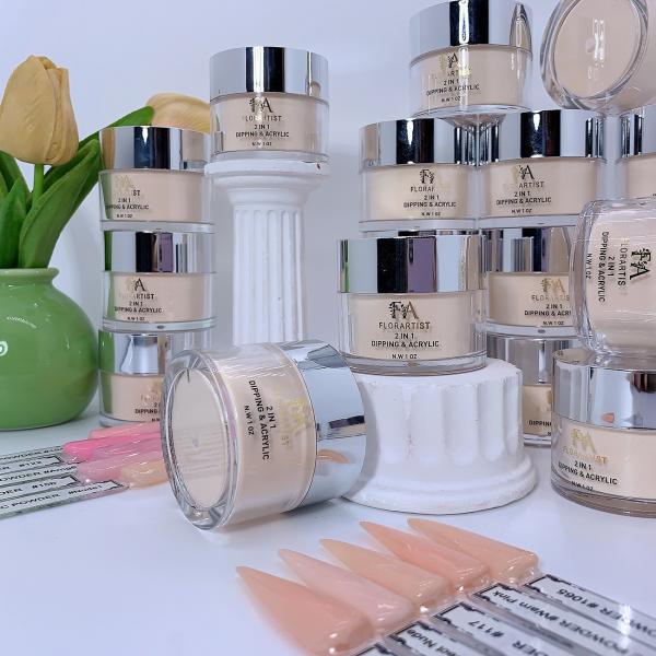 2024 Professional Factory Low Price EMA Bulk Cover Nude Pink Nude Pink Acrylic Powder 1oz 2oz for Wholesale