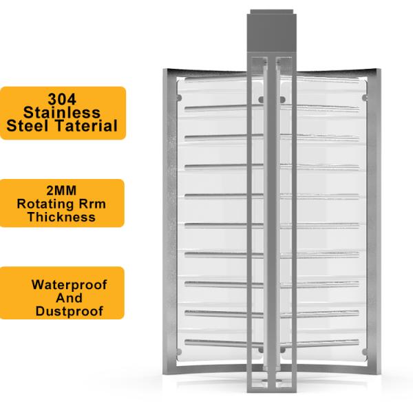 Motorized Full Height Gate with Anti - tailgating Function for Public Venues Entrance