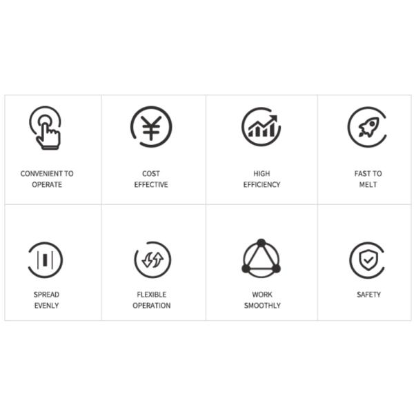 Stainess Steel Integrated Thermoplastic Road Marking Machine