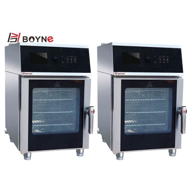 Commercial Kitchen Cooking Equipment High Effecient LCD Version Electric Combi Oven With Injection