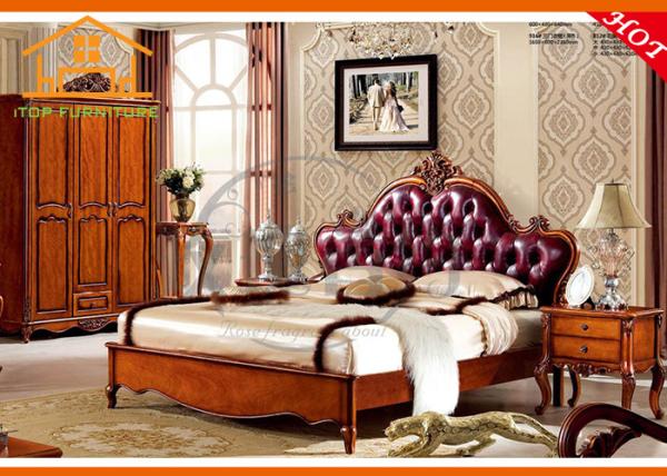 Hot sale solid bedroom furniture egypt Wood carving Hot selling bedroom furniture wardrobe with mirror