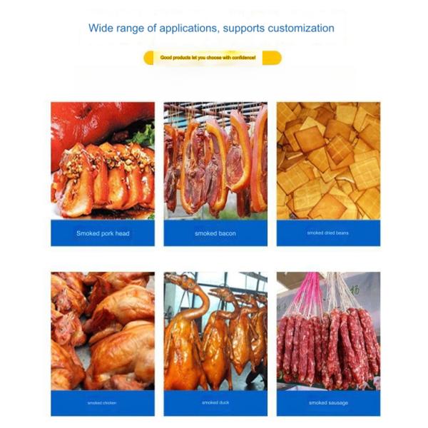 27kw Commercial Electric/Gas Chicken Smoker Fish Sausage Meat Smoking Machine at Best