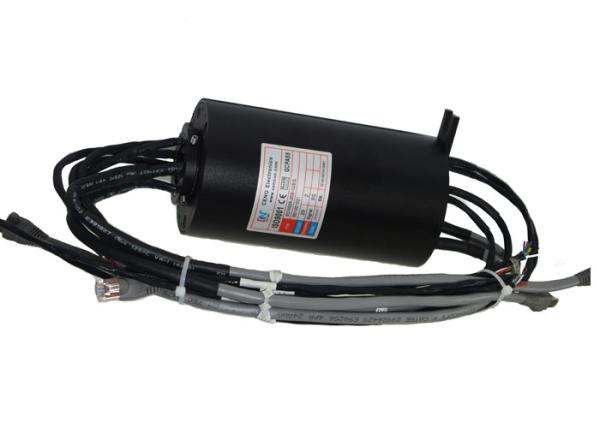 anel deslizante dos ethernet do tamanho de furo de 25.4mm gigabit de 2 grupos nenhum código 0~380VAC/VDC da corda