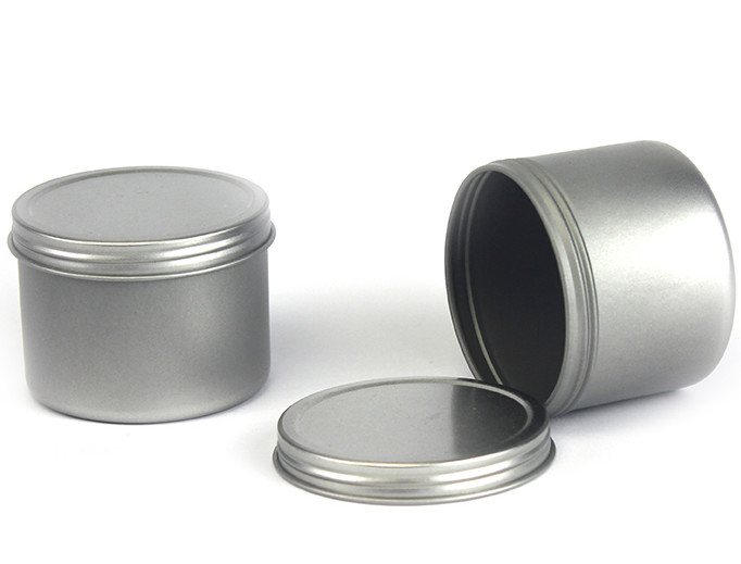 Food Safe Airtight Childproof Round Tin Box With Inner Lid D63 x 47mm