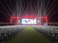 Outdoor P10 LED Display Advertising Screen Fixed Installation 1/2 Scam 8000mcd
