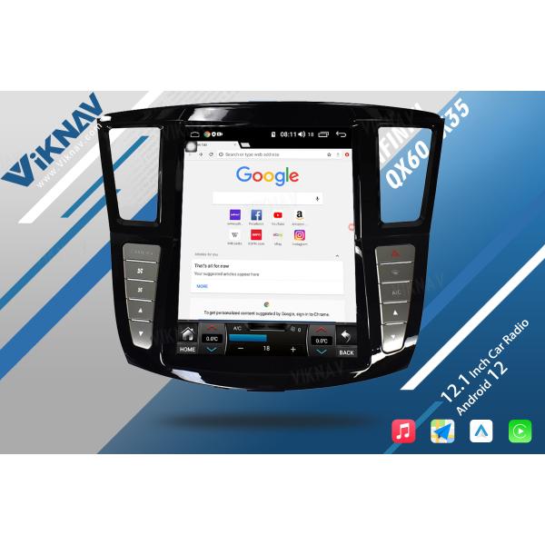 Viknav 12.1 дюймовый автомобильный мультимедийный стереорадио для Infiniti QX60 JX35 2012-19 Android DVD-плеер GPS навигационный головной блок