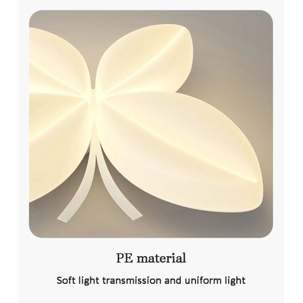 Bedroom Ceiling Lamps Creative Princess Room Little Girl Warm Romantic Butterfly Ceiling Lights(WH-MA-312)