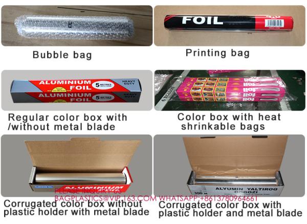 Food Use And Composited Treatment Aluminum Foil Roll Backed Paper Packaging Material