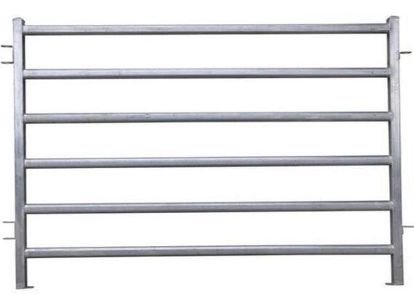 Australia Standard Oval Tube 2100 X1800 Galvanized Cattle / Horse Yard Farm Gate Fence