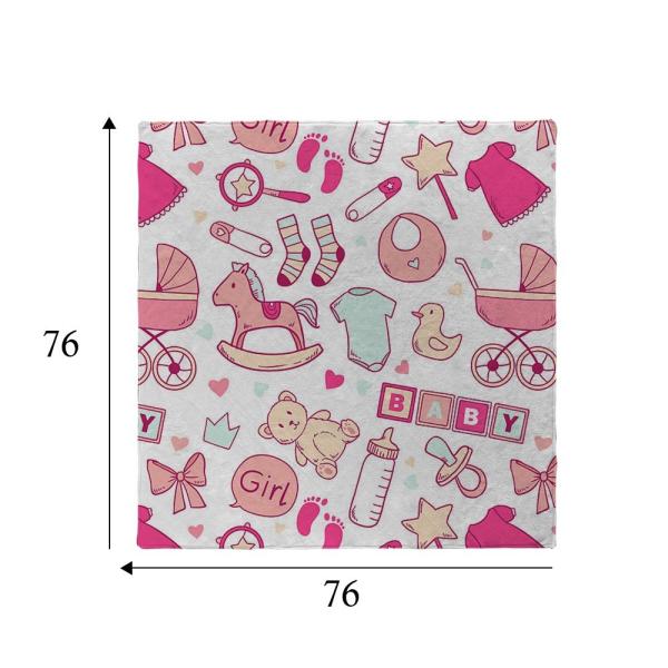 Sublimation Baby Swaddle Receiving Blanket For Sublimation Printing