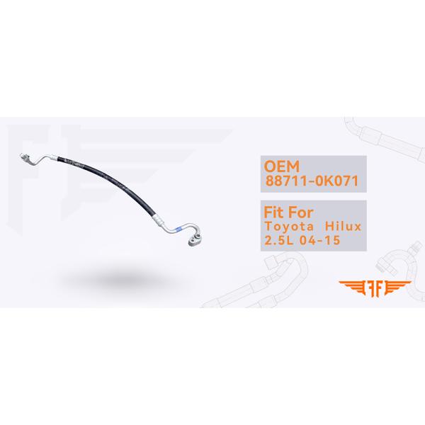 88711-0K071 Toyota Discharge Hilux 2.5L Car AC Discharge Hose Fits 04-15