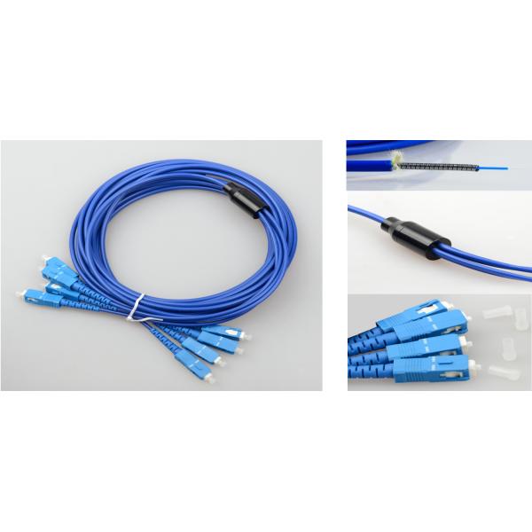 Гибкий провод оптического волокна дуплекса ОМ3 ЛК ЛК/бронированное волокно - оптический кабель