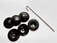 Grampos de travamento de alumínio do auto dos painéis solares para unir o protetor Wire do esquilo