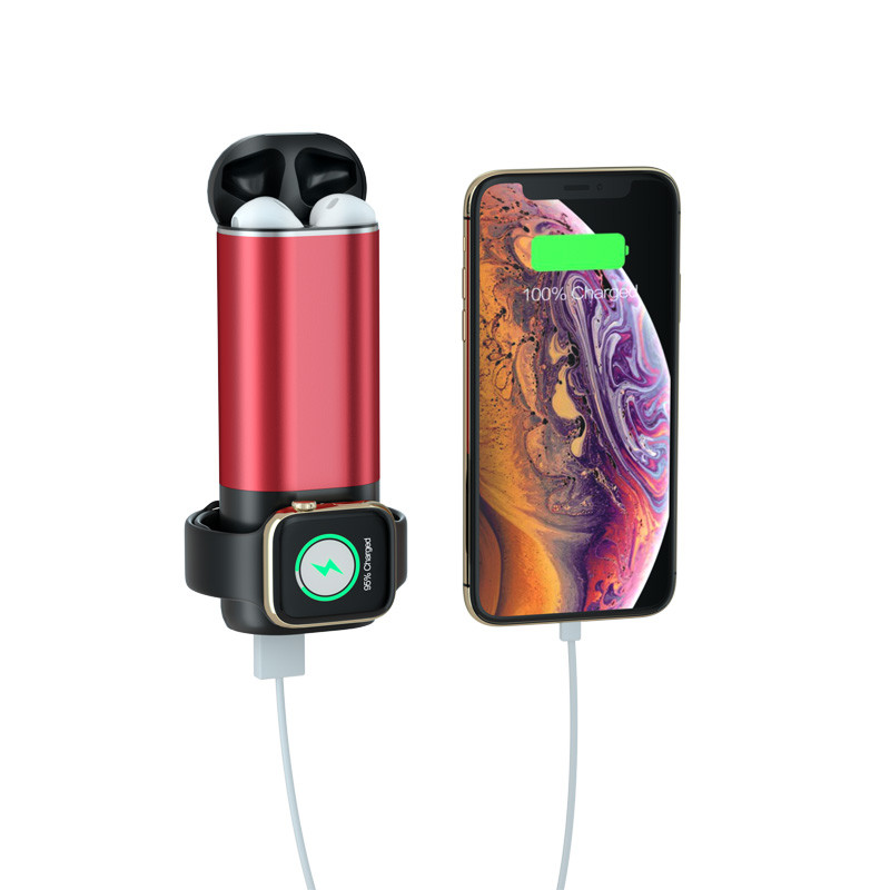 Банк силы заряжателя 5200mah мини полимера Li портативный беспроводной для iWatch