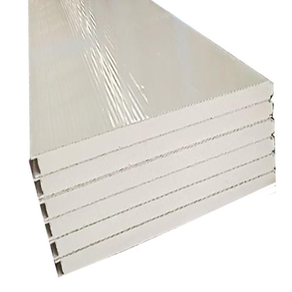 Painel de sanduíche de sala limpa de alta densidade branco Painéis de sanduíche de parede à prova de fogo